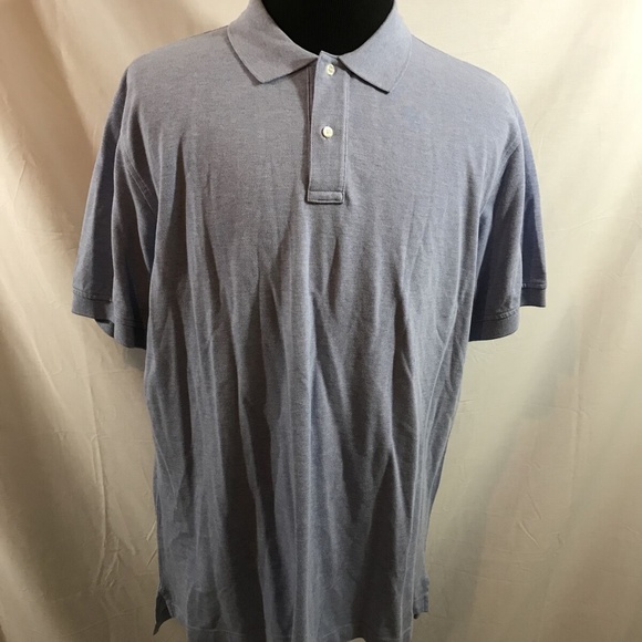 Lands' End Other - Lands End dusty blue short sleeve polo - mens XL -
